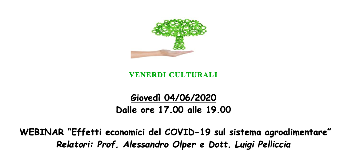 Effetti economici del COVID-19 sul sistema agroalimentare